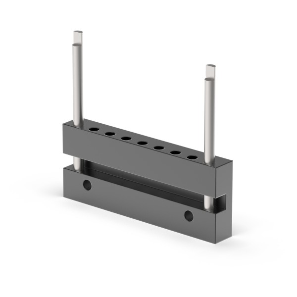 ALUMESS.basic Spannbacken mit Aufnahmestiften für Spindelschraubstock SP 75 AL